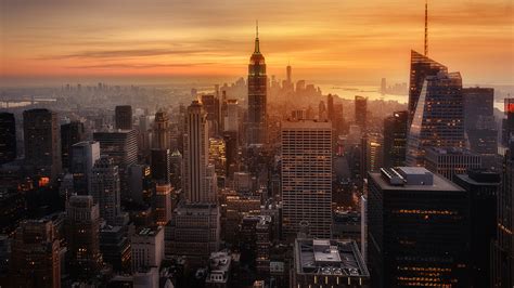 2560x1440 New York City Evening Time 1440p Resolution Hd 4k Wallpapers