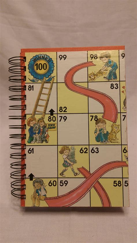 Vintage Chutes And Ladders Journal Etsy