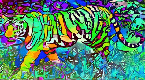 Trippy Tiger Art Collection Opensea