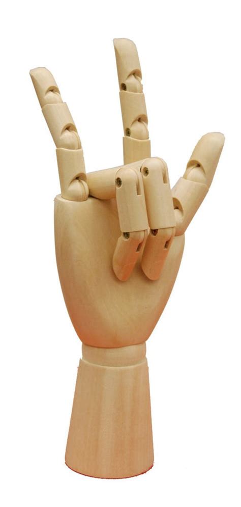 Articulated Wooden Male Hand Mannequin Madness