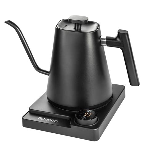 The breville variable temperature 1.8 liter smart kettle is a full size electric kettle that provides a range of preset temperature options for you to choose from so your cup of tea is always picture perfect. Felicita Temperature Control Electric Kettle - Silverskin ...