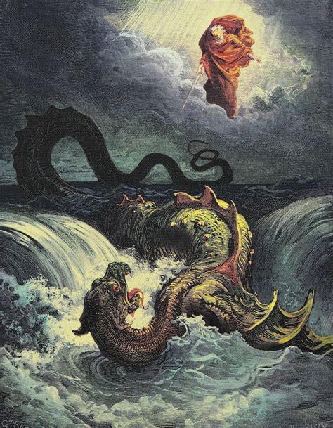 Gustave Dore Religion Moon Painting Sea Monsters Art Archive Naive