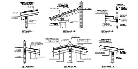 2d Cad Drawings Details Of Roofing Structural Blocks Dwg Autocad File