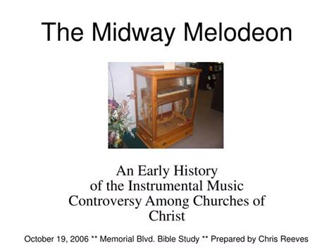 Ppt The Midway Melodeon Powerpoint Presentation Free Download Id
