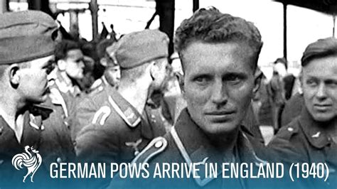German Prisoners Pows Arrive In England 1940 British Pathé Youtube