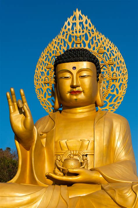 Golden Buddha Statue At Buddhist Temple Of Sanbanggulsa At Flickr