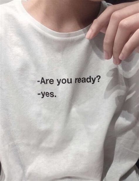 Are You Ready Yes Letters Print Women T Shirt Funny Cotton Casual Shirt