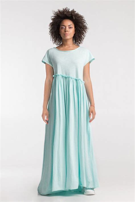 Are You Ready To Get Our Mint Green Maxi Dress With An Asymmetrical