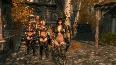 Sexy Vanilla Female Armor For Unp And Sevenbase With Bbp At Skyrim Nexus Mods And Community