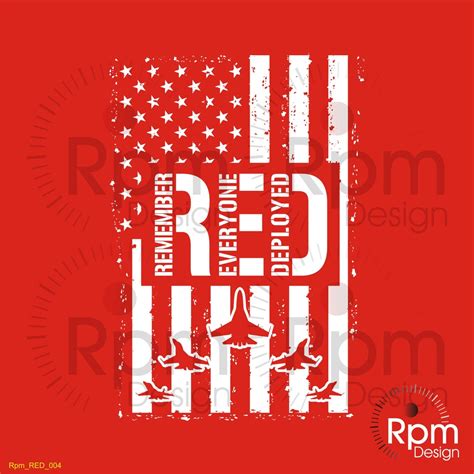 Remember Everyone Deployed Svg Red Friday Svg Air Force Svg Etsy