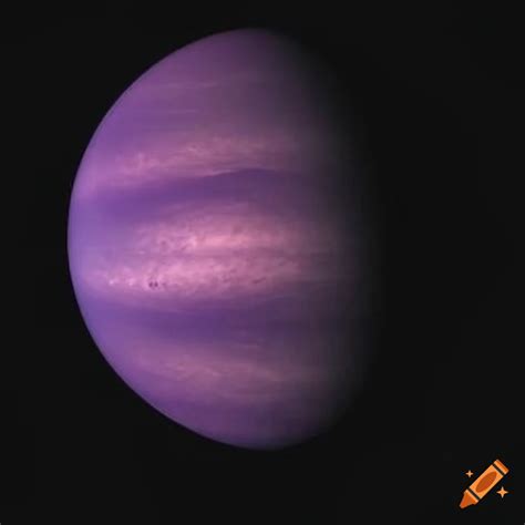 Digital Art Of A Deep Purple Gas Giant Planet On Craiyon