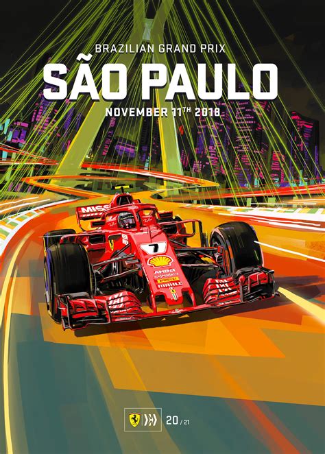 Choisissez parmi des contenus premium ferrari brazil de la plus haute qualité. Ferrari's Brazilian GP poster. Amazing!! : formula1