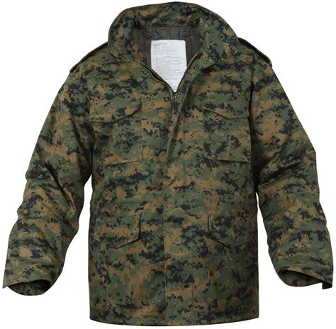 Woodland Digital Camouflage Marpat M 65 Field Coat Army M65 Jacket W