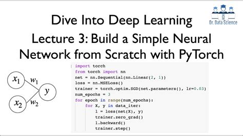 Dive Into Deep Learning Lecture Build A Simple Neural Network From