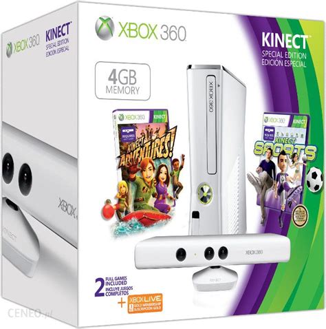Microsoft Xbox 360 4gb Biały Kinect Bundle Sports Ceny I Opinie
