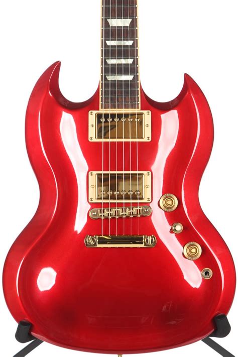 2008 Gibson Sg Diablo Metallic Red Guitar Of The Month Guitar