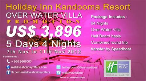 Holiday Inn Resort Kandooma Resort Special Over Water Villa