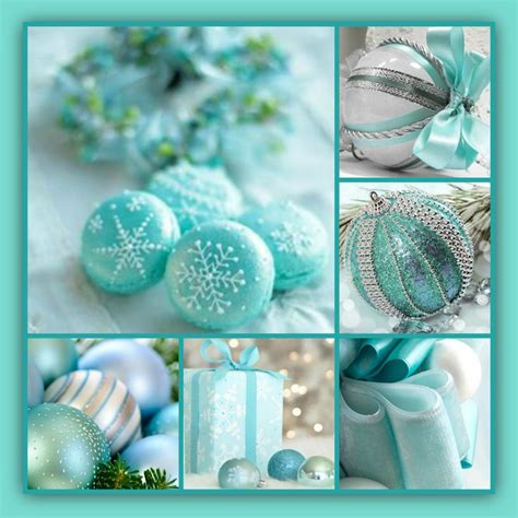 Beauty 16 Collage By Blj Turquoise Christmas Retro Christmas