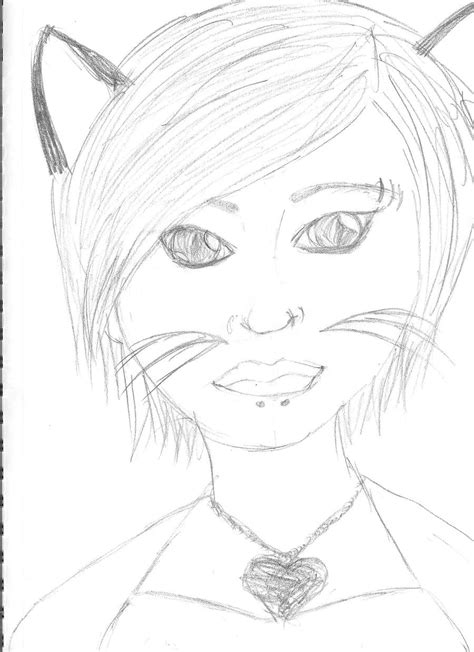 Cat Girl Sketch By Yin Yue On Deviantart