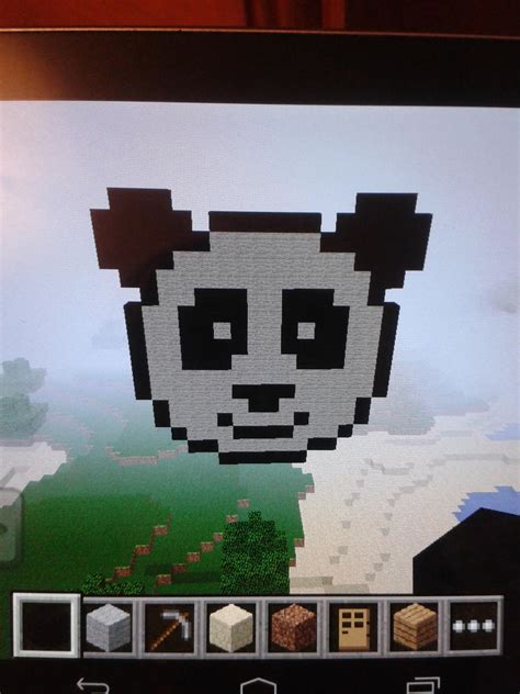 Panda Minecraft Pixel Art By Rest In Pixels On Deviantart