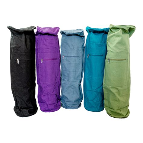 Cotton Zippered Yoga Mat Bag Yoga Direct
