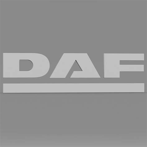 Daf Logo 3d Model Cgtrader