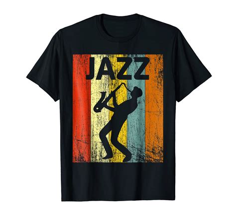 Jazz Music Player T Shirt Disco Retro Vintage Shirt Jazz 70s