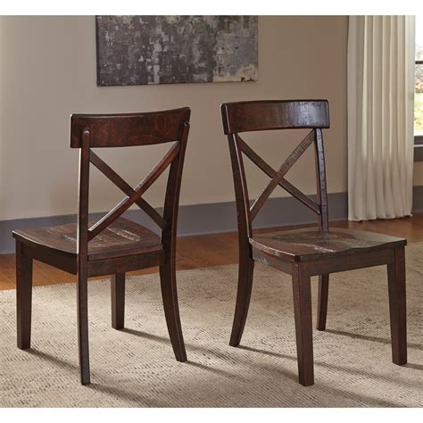 Signature Design By Ashley Gerlane Cross Back Dining Chair Set Of 2