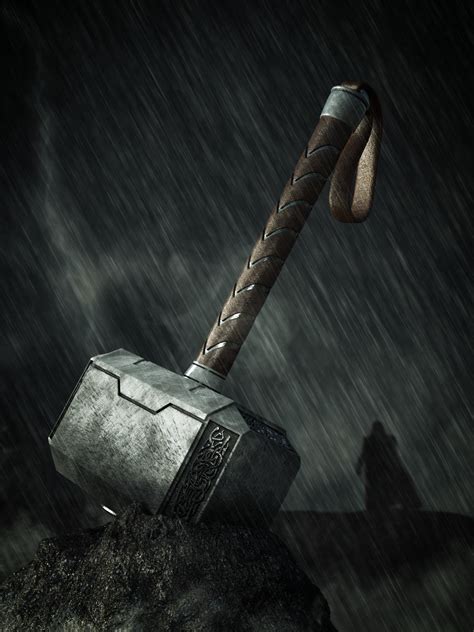 Thor Hammer Wallpapers Wallpaper Cave