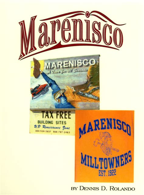 Marenisco History Book