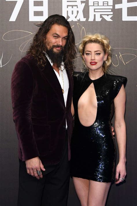Amber Heard And Jason Momoa Attends The Aquaman Premiere In Beijing