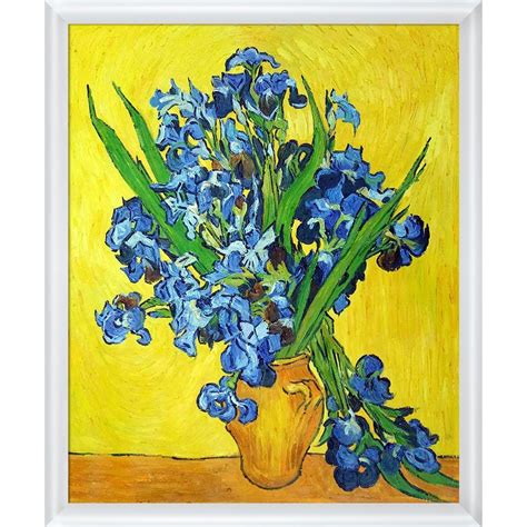 Vincent Van Gogh Irises In A Vase Hand Painted Oil Reproduction