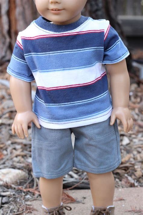 American Boy Doll Clothes Light Gray By Pineapplebluedesigns Boy Doll