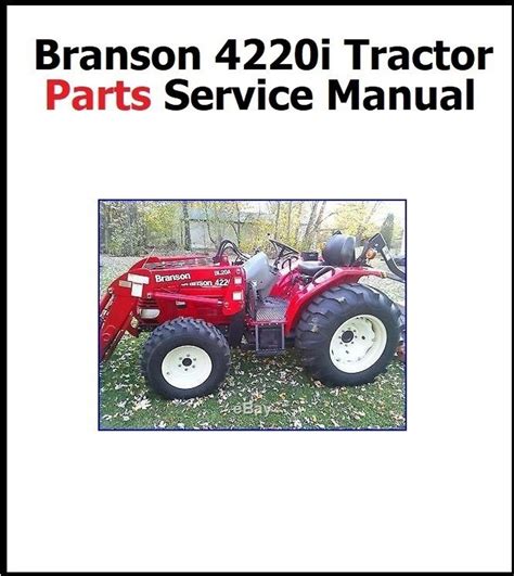 Branson Tractor 4220i Service Parts Manual 207 Pages Etsy
