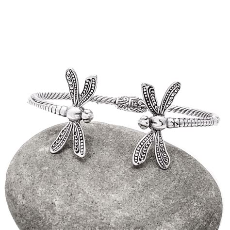 Sterling Silver Dragonfly Bracelet · Urban Sterling Silver