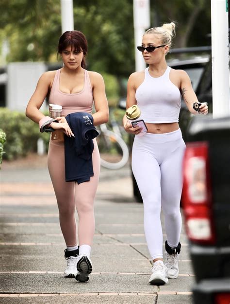 Tammy Hembrow And Starlette Thynne Heading To A Gym On The Gold Coast 11 Gotceleb