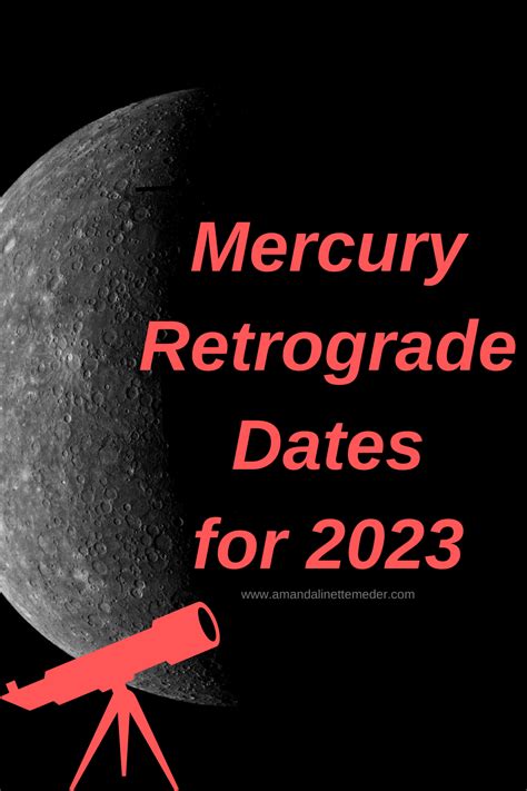 Mercury Retrograde Dates For 2023 Rebekah Lee Ives