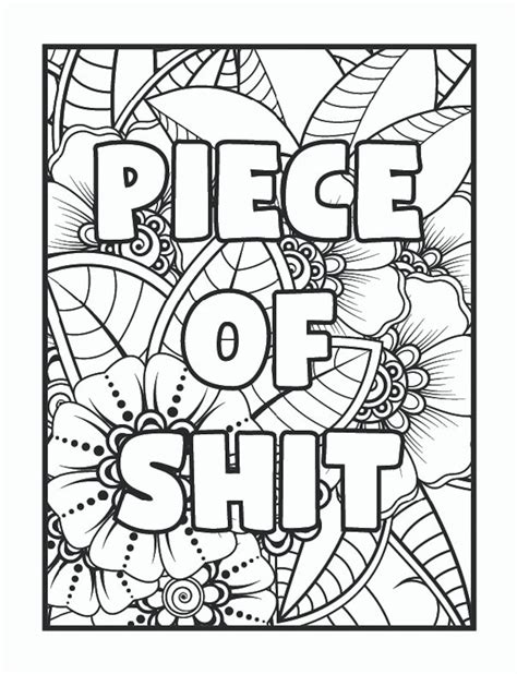 Adult Curse Word Coloring Coloring Pages 560 Hot Sex Picture