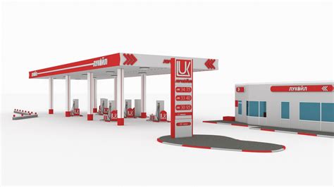 Gas Station Mockup Dxf Include