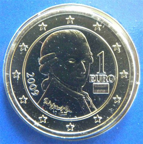 Österreich 1 Euro Münze 2009 Euro Muenzentv Der Online Euromünzen