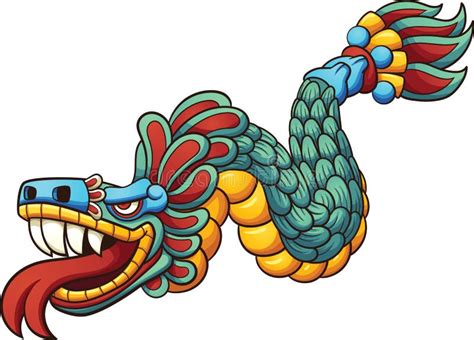 Cartoon Quetzalcoatl Stock Vector Illustration Of Character 77401898