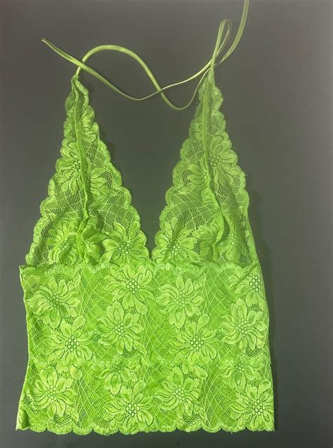 Vintage Sexy Lime Green Lingerie Set Etsy