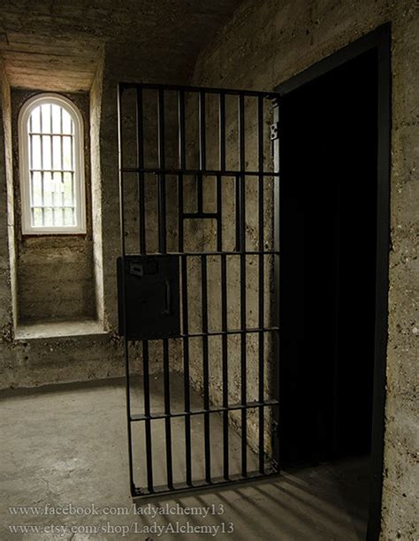 Old Beauregard Jail Cell Door Prison Louisiana Hanging Arched Windows