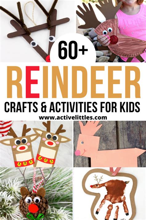 60 Easy Reindeer Crafts And Activities For Kids Active Littles