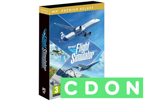 Microsoft Flight Sim 2020 Premium Deluxe Edition Dvd Format Pc Cdon