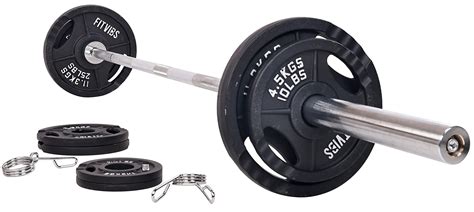 Buy Signature Fitness Cast Iron Olympic 2 Inch Weight Plates Including