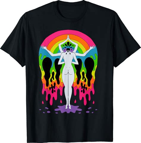 Amazon Com Psychedelic Abstract Nude Art Lsd Hippie Trippy Gift Idea T