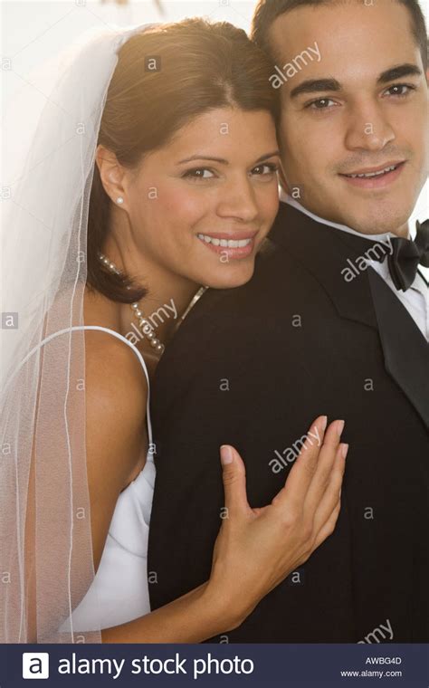 Portrait Of Bride And Groom Stock Photo Alamy