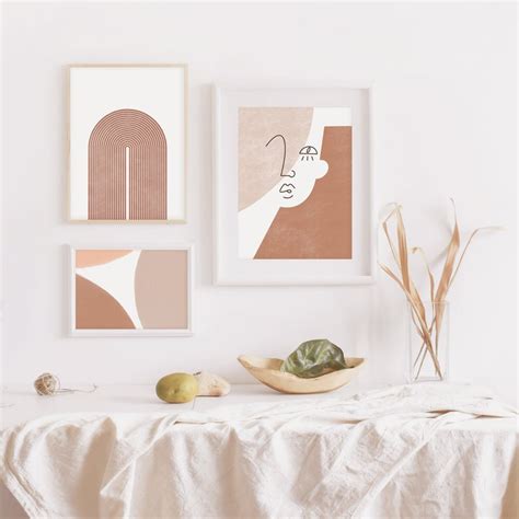 Set of 3 Prints Modern Printable Wall Art Instant Download Abstract 3