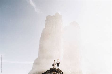Epic Portrait Of Couple Standing In Clouds By Stocksy Contributor Vladimir Tsarkov Amazing